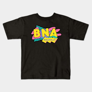 Retro 90s Nashville BNA / Rad Memphis Style / 90s Vibes Kids T-Shirt